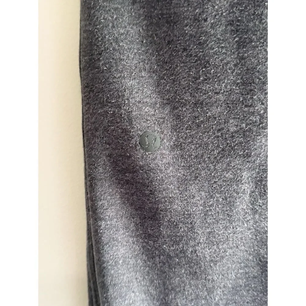 Lululemon Women's 6 Plush Times Jogger Sweatpants Gray Drawstring Lounge Pockets